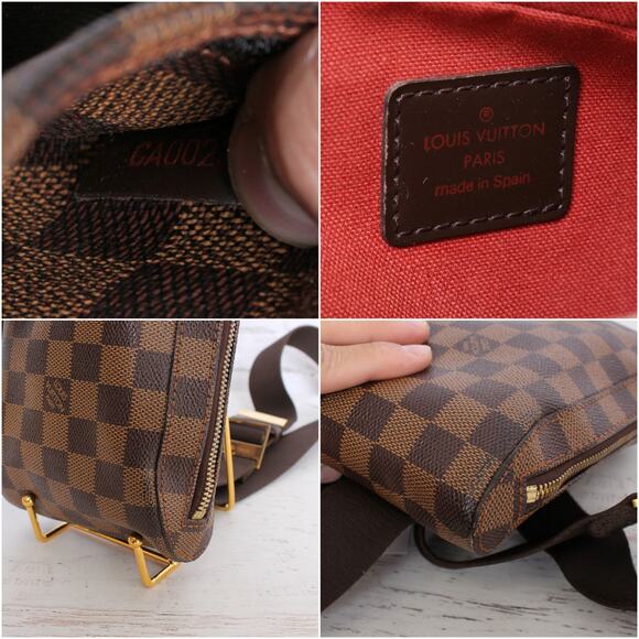 Louis Vuitton Geronimos Damier Ebene Sling Bumbag Waist Crossbody Pouch A5453 - Picture 3 of 10